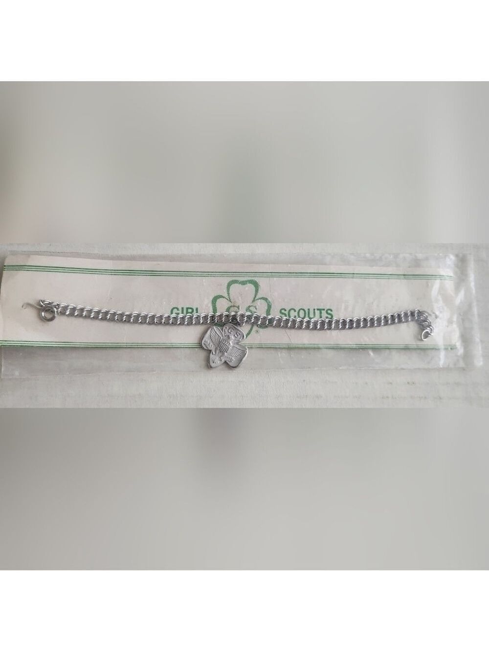 NWT Vintage Girl Scout Charm Bracelet Sterling Nice !